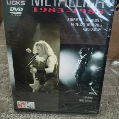 Metallica 1983-1988 Guitar Legendary Licks Styles & Techniques Instructional DVD image 1