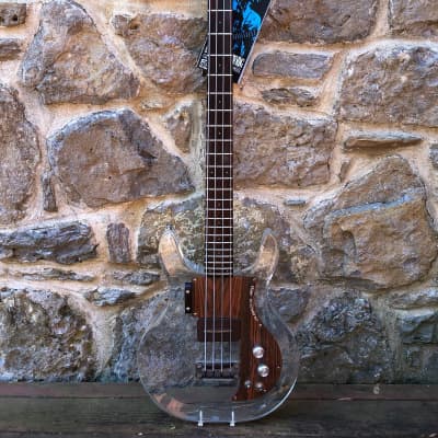 1970 Ampeg Dan Armstrong Lucite Bass Clear image 1