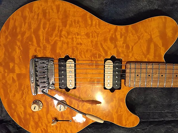 Music man axis trans gold quilt top