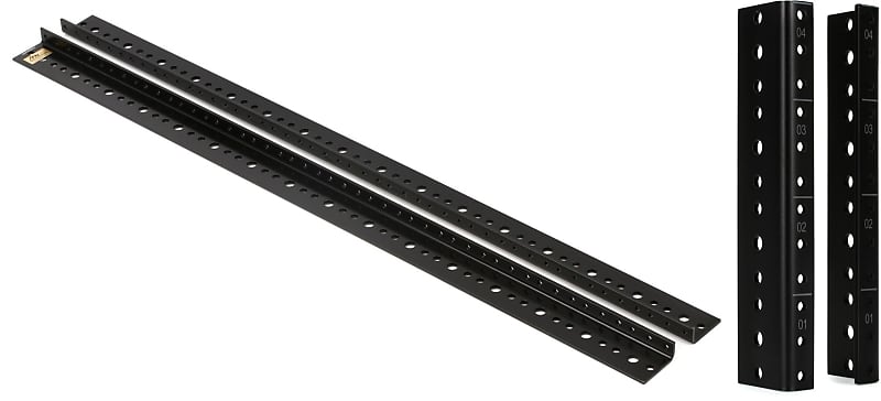 Gator GRW-RACKRAIL-04U Rack Rails - 4U Pair Bundle with | Reverb