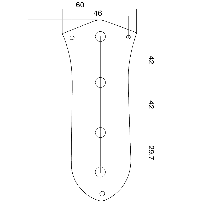 Jazz Bass Style Control Plate | Reverb