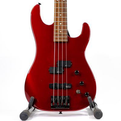 1987 Charvel Model 2B Electric Bass Guitar Ferarri Red w/ P/J Pickups, Active Electronics, Gigbag for sale