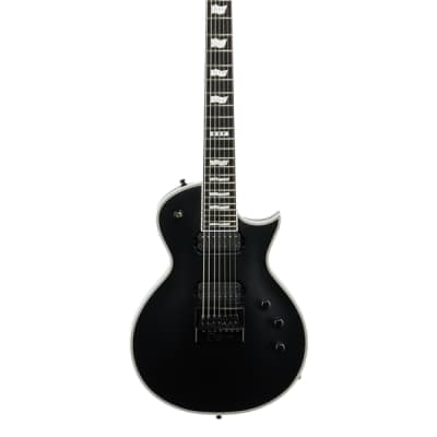 ESP EII EC7 Evertune Electric Guitar Black Satin with Case image 2