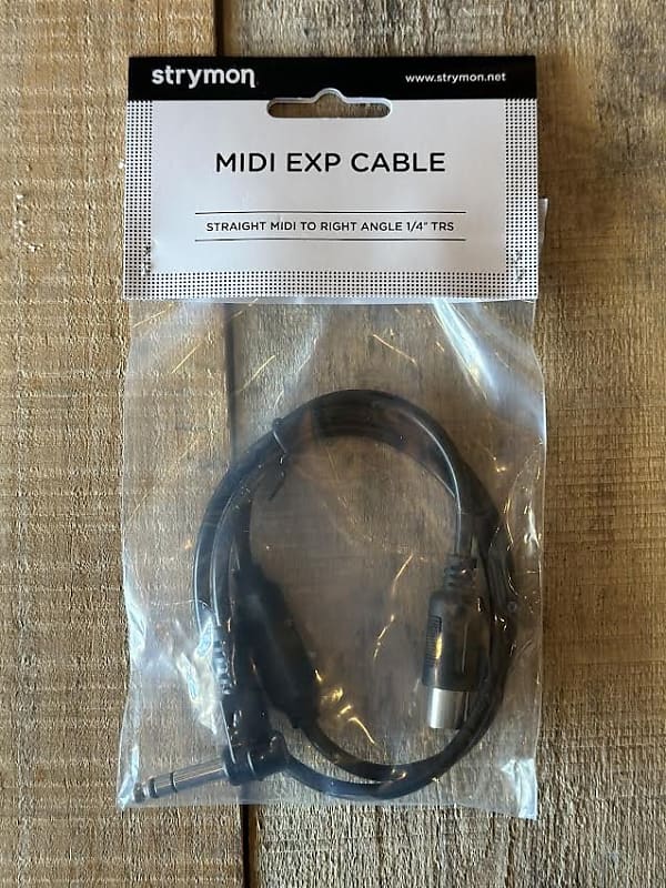 Strymon MIDI EXP Cable MIDI Straight to 1/4" TRS Reverb