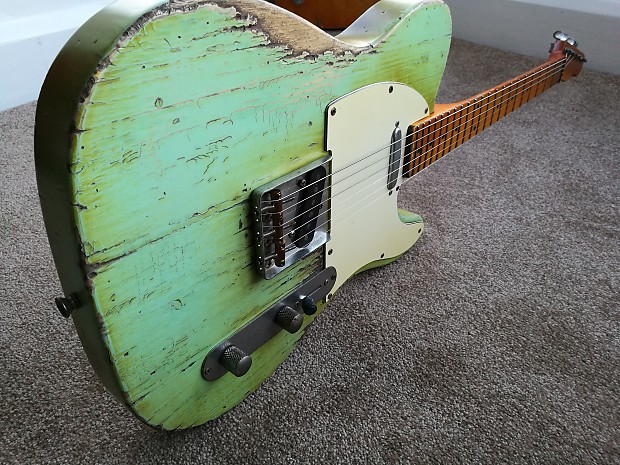 Vtt Relics Tele 1950 s Surf Green Vintage