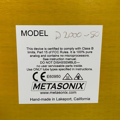 Metasonix D-2000 image 5