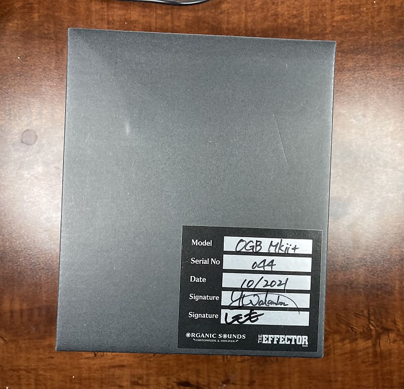 Organic Sounds/The Effector Book Orga Bender MKII+ | Reverb