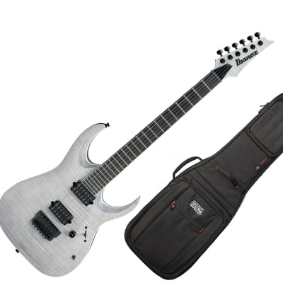 Ibanez RGAIX6FM Iron Label 6-String Electric Guitar - White Frost 