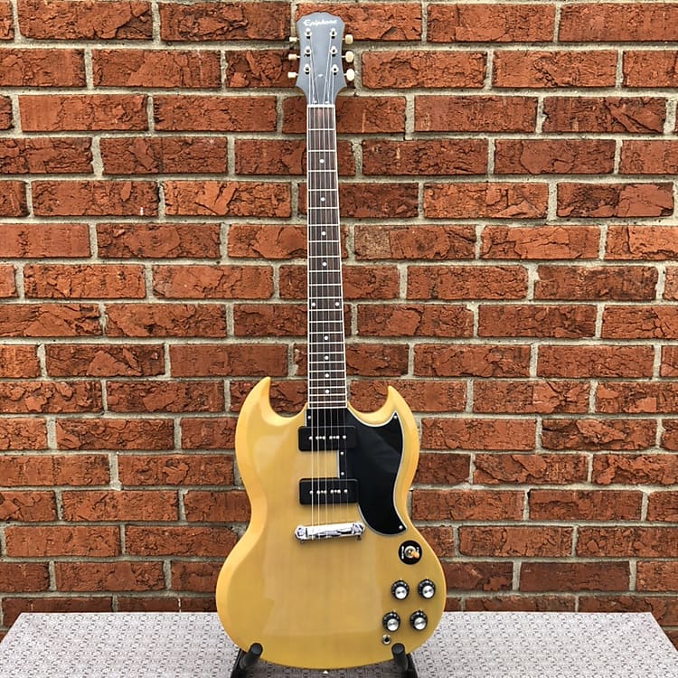 Epiphone SG P90 1961 reissue 50th anniversary 2011 TV Yellow