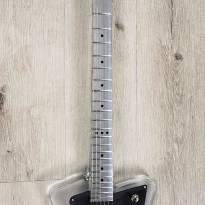 Aluminati Orion Guitar, 3D Milled Body, Seymour Duncan JB & Jazz, Clear Lucite image 4
