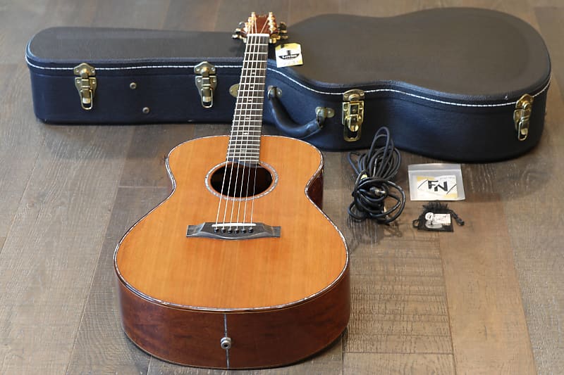 MINTY! 1997 McCollum Meghan M-44 Acoustic/ Electric Guitar Natural Cedar/ Claw Mahogany + OHSC image 1