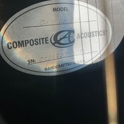 Composite Acoustics OX Electric Carbon Burst image 5