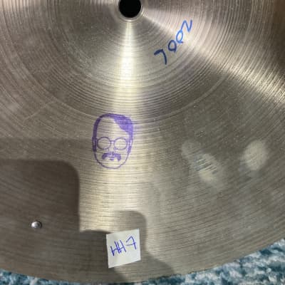 Zildjian Bun E. Carlos, Cheap Trick, 14" New Beat Hi Hat Set, Used in Studio, Signed! (#HH 7, 8, 9) 2006 image 4