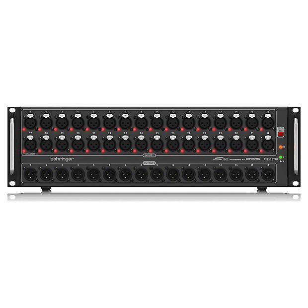Behringer S32 Digital Snake  IO Box 32 Preamps 16 Outputs image 1