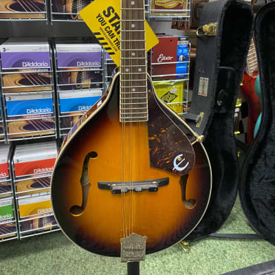 Epiphone MM-30E/AS mandolin and hard case for sale
