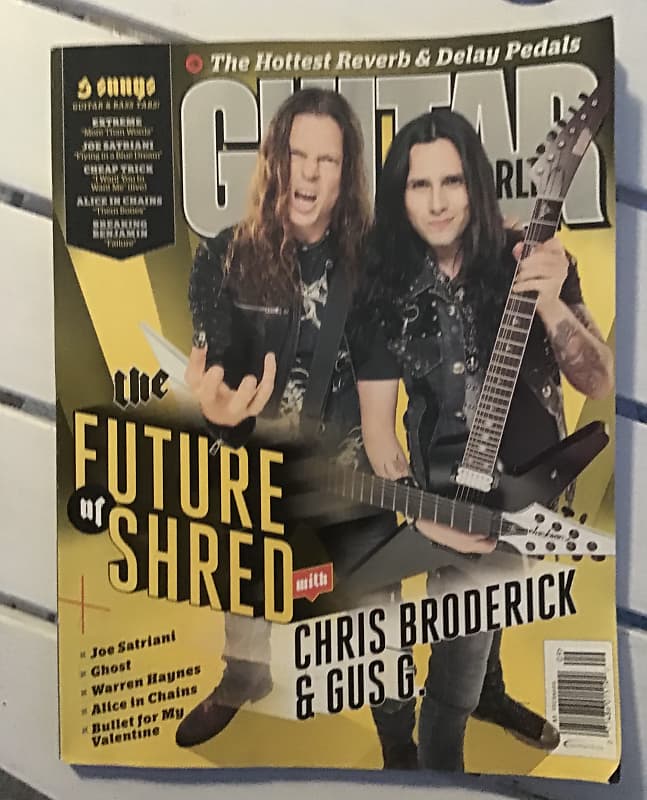 Guitar World Back Magazine Issue September 2015 Gus G. & C. Reverb