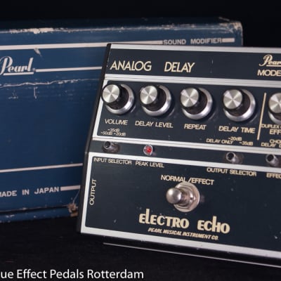 Pearl F-605 Electro Echo Analog Delay with MN3005 BBD s/n 512719 early 80's  as used by the Mad Professor ( Studio 1 recordings ) image 1