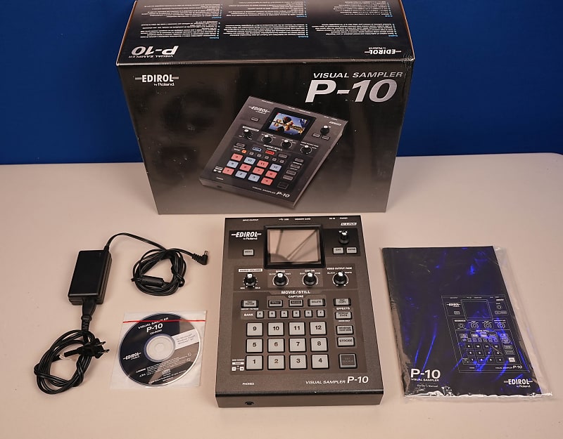 Edirol by Roland P-10 Visual Sampler Audio Video Sample Pad