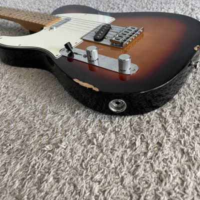 Fender Standard Telecaster 2017 Sunburst MIM Lefty Left-Handed Maple Neck Guitar image 4