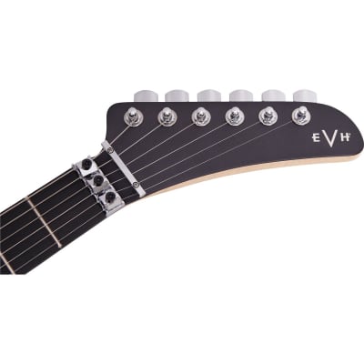 EVH 5150 Series Deluxe Poplar Burl Electric Guitar, Ebony Fingerboard, Black Burst image 8