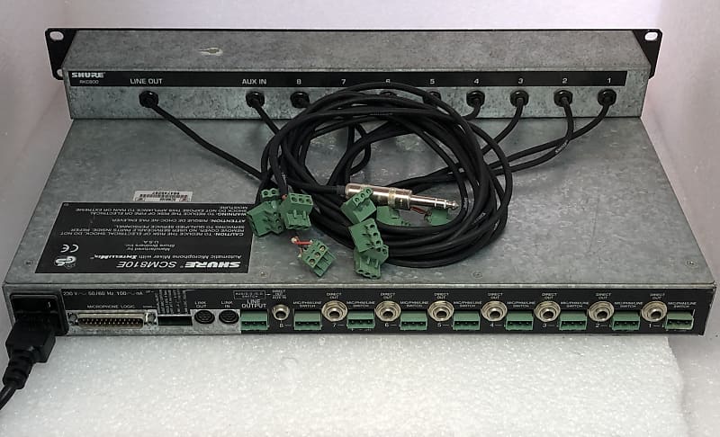 SCM810 - Eight Channel Automatic Mixer - Shure USA