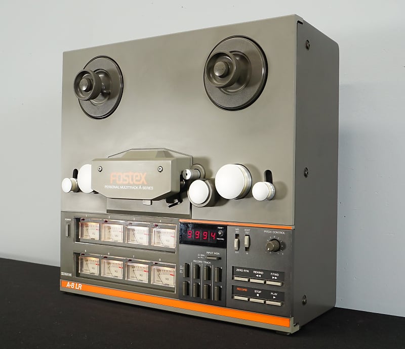 Fostex Model A-8 LR 8 Track 1/4 Inch Reel to Reel Tape Deck with