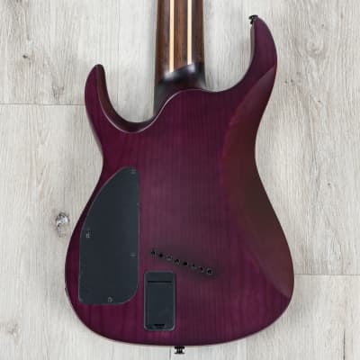 Legator Ninja N8FX Multi-Scale 8-String Guitar, Ebony, Fluence Pickups, Ruby image 4