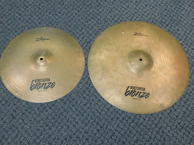 Zildjian Scimitar 20 inch Ride & 16 inch Crash Cymbal Reverb