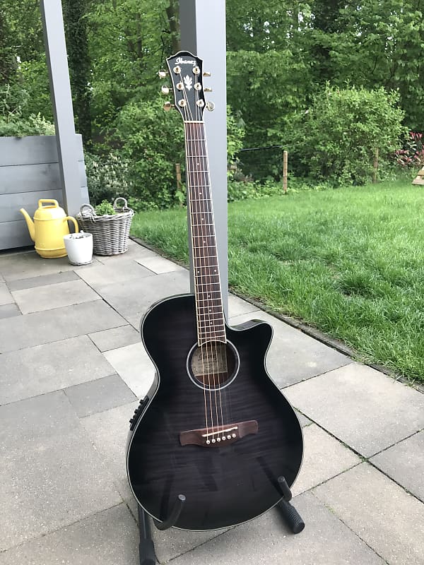 IBANEZ AEG24II ACOUSTIC GUITAR - 60 SECOND REVIEW - YouTube