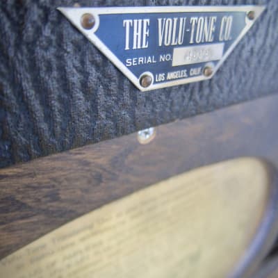 1930s Volu-Tone Guitar Amplifier by Schireson Brothers LA 10"Rola Speaker with Energizing Switch image 22