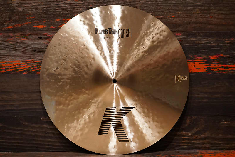 Zildjian 18" K. Paper Thin Crash Cymbal - 1102g image 1