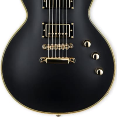 ESP LTD EC-1000 DUNCAN Electric Guitar w/ Seymour Duncan Pickups, Vintage Black image 2