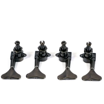2+2 Gotoh Bass Tuners, Black w/ All Mounting Hardware image 2