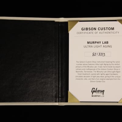 Gibson Custom Murphy Lab 1958 Les Paul Standard Reissue Ultra Light Aged - WCS (#333) image 17