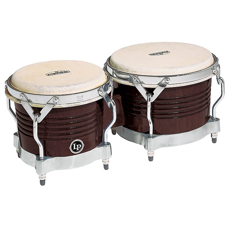 LP M201 Matador Bongos - Dark Brown Wood | Reverb