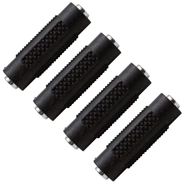 Seismic Audio SAPT120-4PACK 1/8" Female to 1/8" Female Cable Coupler Adapters (4-Pack) image 1
