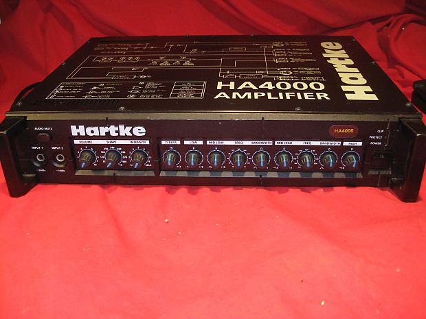 Hartke HA4000 Bass Amplifier Amp 400 watts NICE!