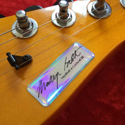 Martyn Scott Instruments Custom Built Partscaster Guitar in Matt Purple image 8