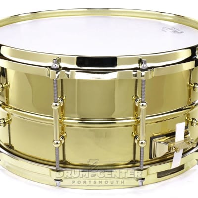 *SOLD OUT * Ludwig Supraphonic "Brass Beauty" Snare Drum 14x6.5 - DCP Exclusive! image 3