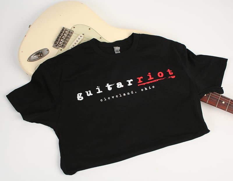 Guitar Riot T-Shirt Black Size: Small S image 1