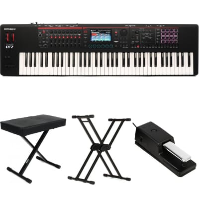 Roland FANTOM-07 Music Workstation Keyboard Essentials Bundle