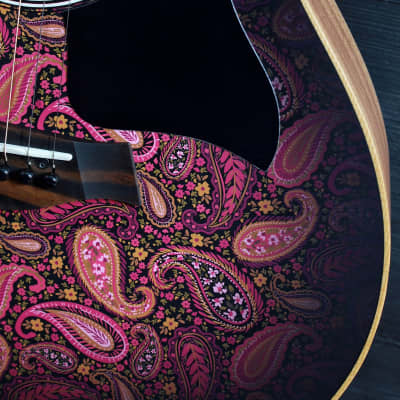 Taylor GS Mini-E Special Edition Cosmic Blush Paisley Acoustic-Electric Guitar (demo) image 12