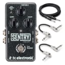 TC Electronic Sentry Noise Gate w/ Hosa Cables