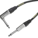 Mogami Core Plus Guitar/Bass Instrument Cable, 10 ft. w/ Right Angle