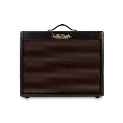 Cornell Romany 12 Reverb 1 x 12 Black Tweed Oxblood Grille Combo image 2