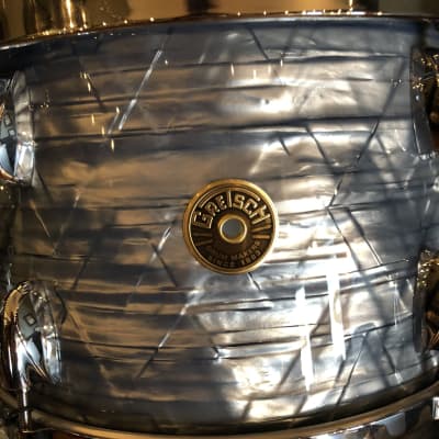 Gretsch USA Custom 4-piece drum kit - 12/16/22 plus snare - Sky Blue Pearl image 9