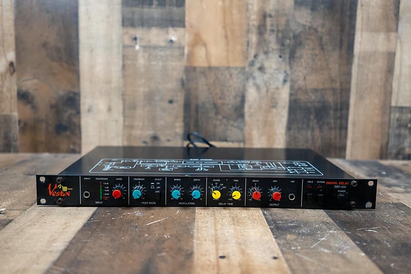 Vesta DIG-410 Digital Delay Rack Mount Unit Vintage 1980s Made in 