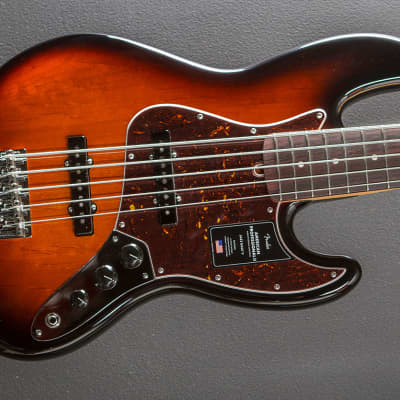 Fender American Professional II Jazz Bass V - 3 Color Sunburst w/Rosewood for sale