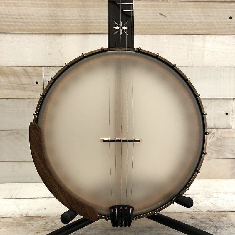 OME USA Eclipse 11" Curly Maple 5-String Open Back Banjo w/Scoop, Hard Case image 1
