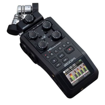 Zoom H6 All Black 6 Track Portable Digital Recorder With XYH-6 image 3